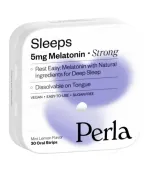 Диетическая добавка Perla Helsa конфеты с мелатонином со вкусом мяты 5 мг