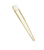 Тримач для волосся метал золото Перлина 14 см