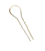 Тримач для волосся ключ метал золото 10 см