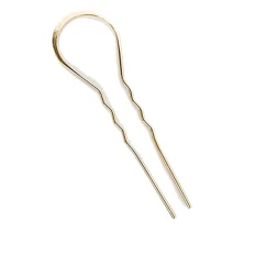 Тримач для волосся ключ метал золото 10 см