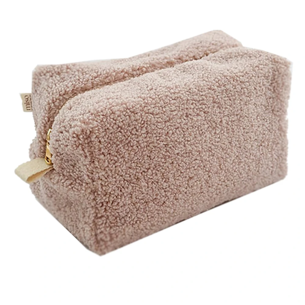 Косметичка TEDDY кольору пудра середня КВАДРАТ