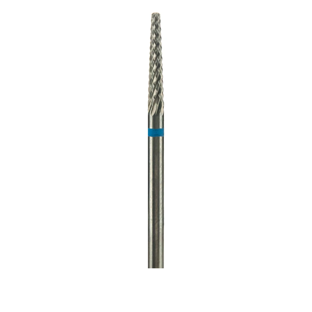 Фреза ТВС Конус куполообразный 194 крестообразная нарезка (X) (синяя 023)