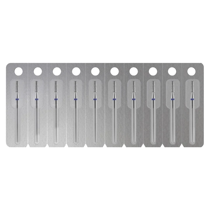 Фреза алмазная Конус усеченный  Pro (1 ед.) (синяя 2.5 мм 8 мм)