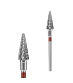 Фреза ТВС для левши Конус (1 ед) (красная 6 мм 14 мм)