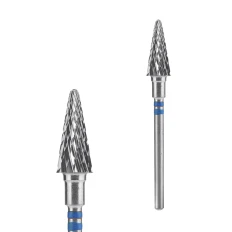 Фреза ТВС для левши Конус (1 ед) (синяя 6 мм 14 мм)