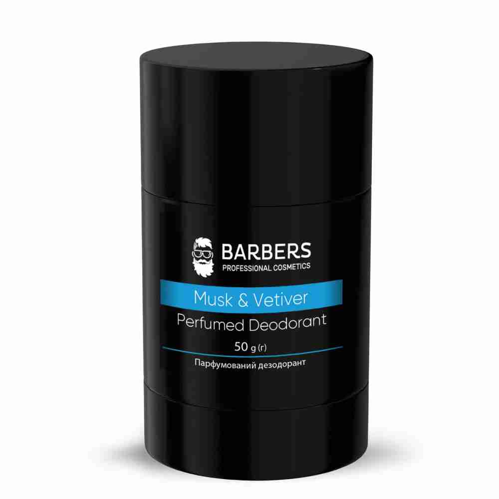 Дезодорант парфумований Barbers Musk & Vetiver 50 г