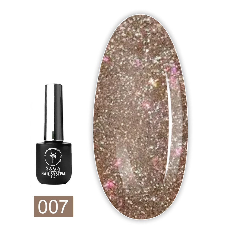 Гель лак Saga Cat Shine 9 мл (007)