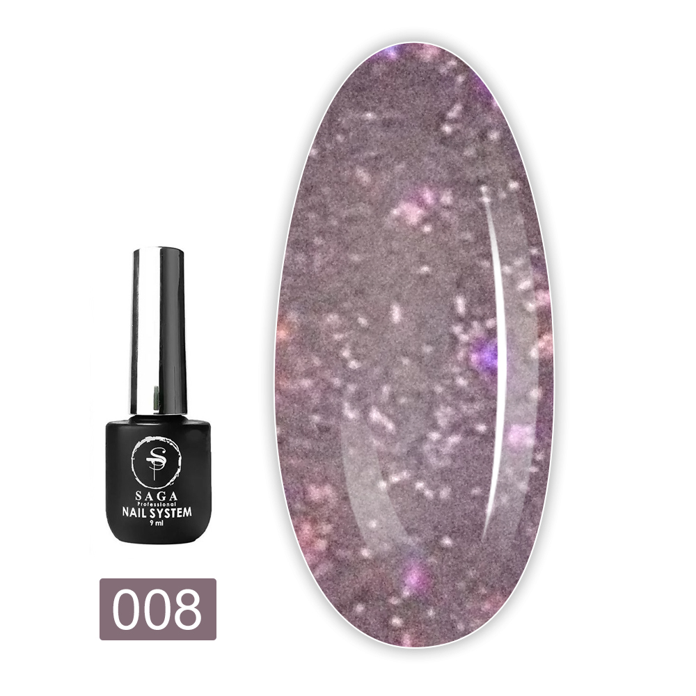 Гель лак Saga Cat Shine 9 мл (008)