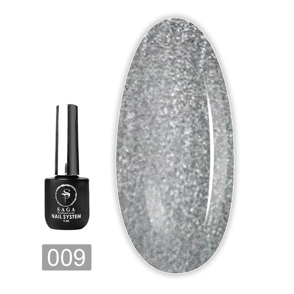 Гель лак Saga Cat Shine 9 мл (009)