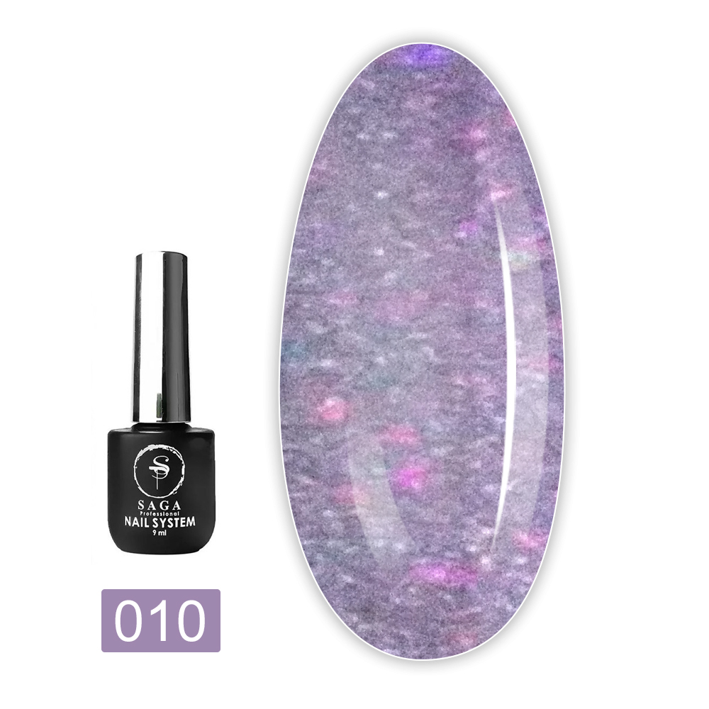 Гель лак Saga Cat Shine 9 мл (010)