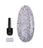 Гель лак Saga Cat Shine 9 мл (серебро)
