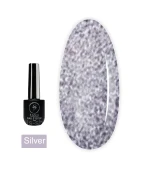 Гель лак Saga Cat Shine 9 мл (серебро)