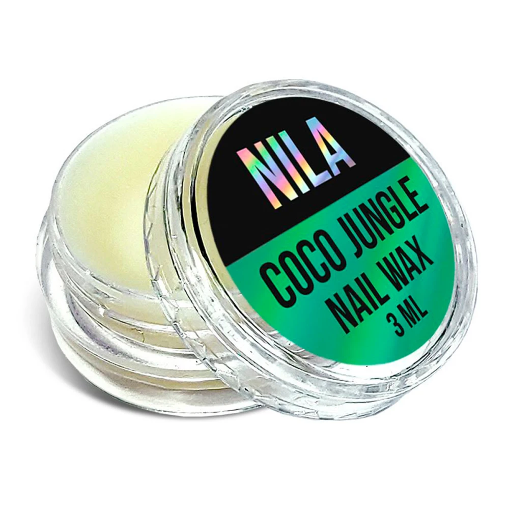 Воск для ногтей пластиковая прозрачная баночка Коко Джангл 3 мл