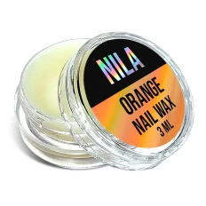 Віск для нігтів пластикова прозора баночка Апельсин 3 мл