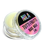 Воск для ногтей пластиковая прозрачная баночка Тутти Фрутти 3 мл