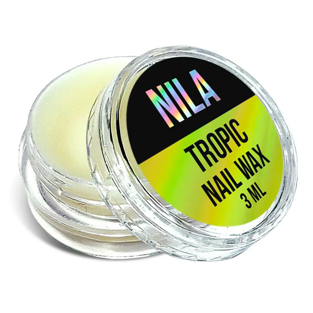 Воск для ногтей пластиковая прозрачная баночка Тропик 3 мл