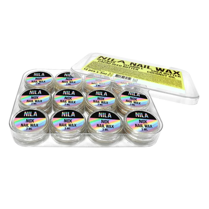 Воск для ногтей пластиковая прозрачная баночка Накс 3 мл