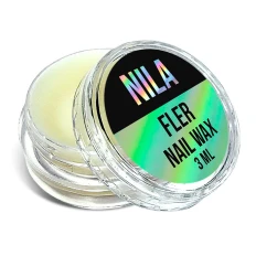 Віск для нігтів пластикова прозора баночка Флер 3 мл