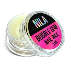 Віск для нігтів пластикова прозора баночка Бабл Гам 3 мл