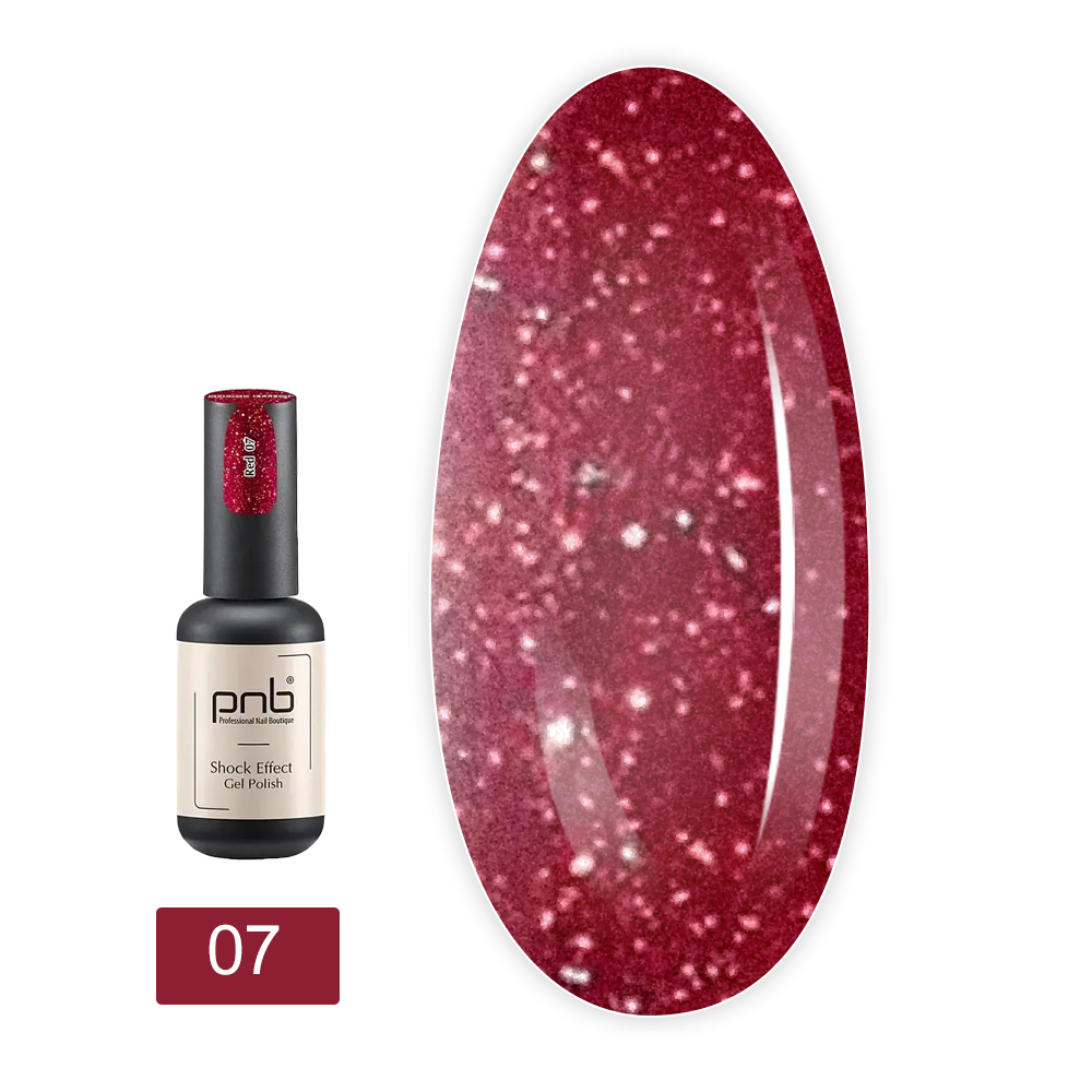 Гель лак PNB Shock Effect 8 мл (07)