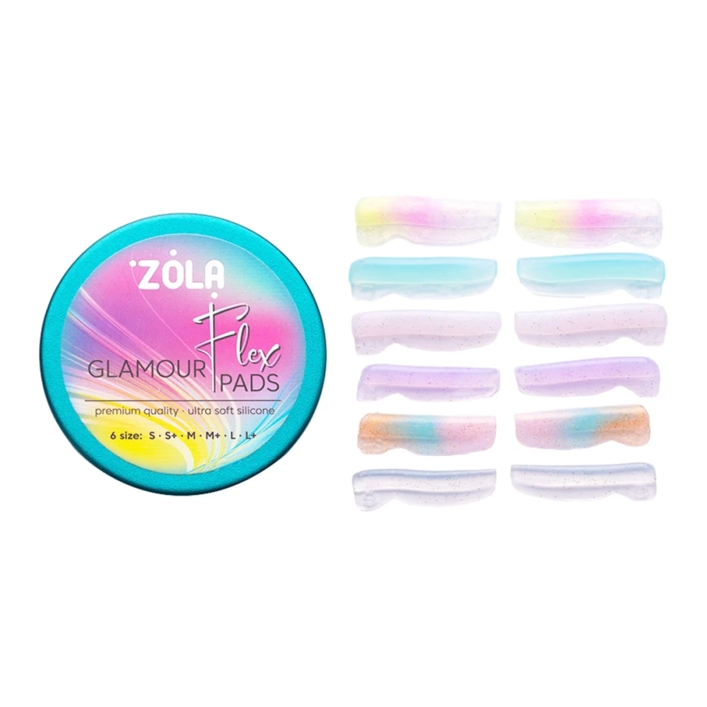 Валики для ламинирования  Zola Glamour Flex (S, S+, M, M+, L, L+)