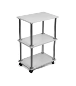 Косметологическая парикмахерская тележка с белыми ручками