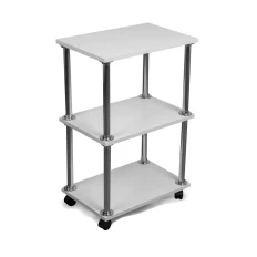 Косметологическая парикмахерская тележка с белыми ручками