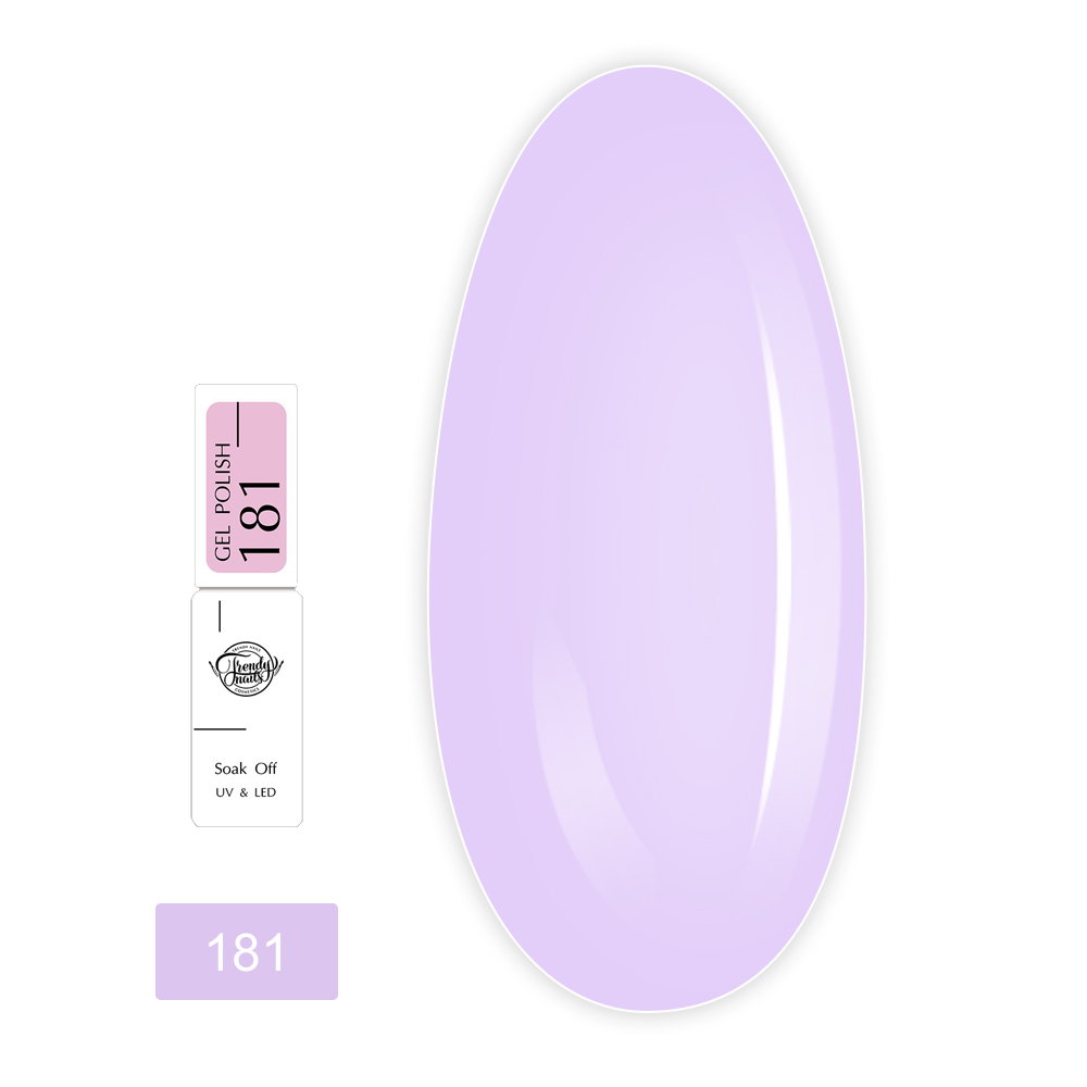 Гель лак  TrendyNails Классическая палитра 8 мл (181)