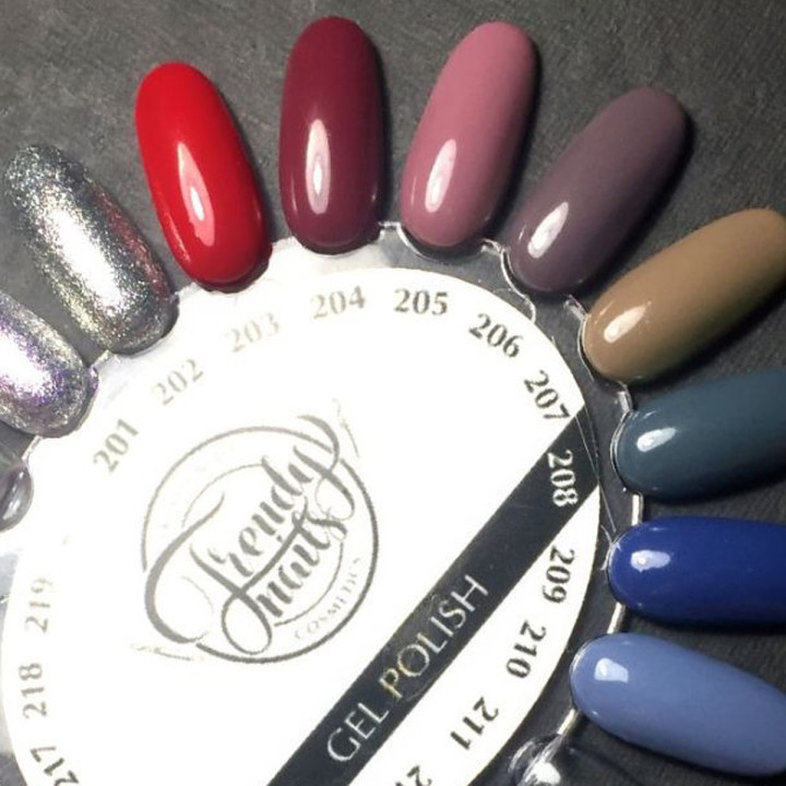 Гель-лак  TrendyNails Класична палітра 8 мл (206)