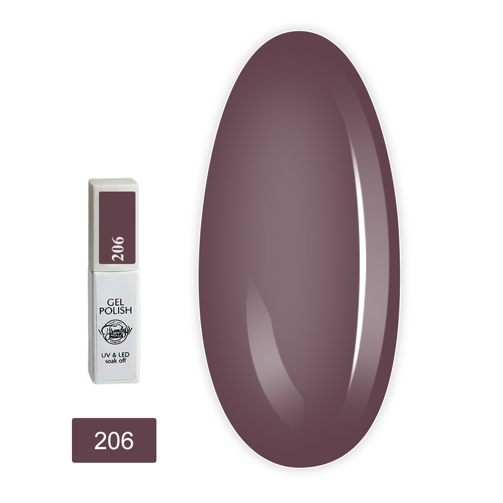 Гель лак  TrendyNails Классическая палитра 8 мл (206)