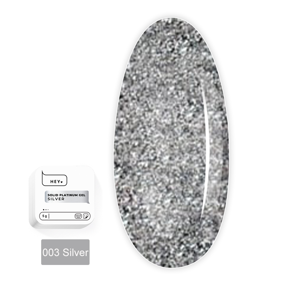 Гель-фарба Heylove Solid Platinum Gel 5 г (003 Silver)