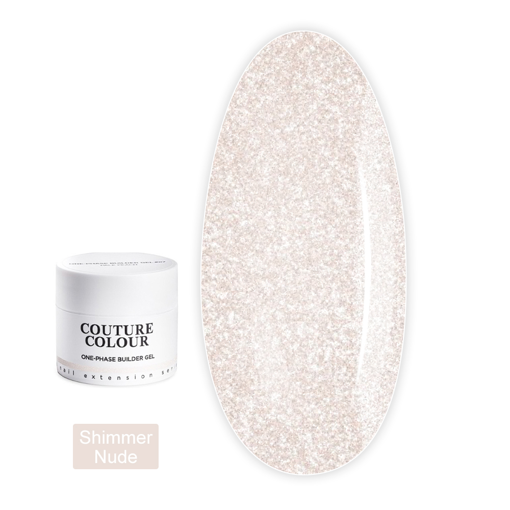 Гель однофазний COUTURE 1-phase gel 15 мл (Shimmer Nude)