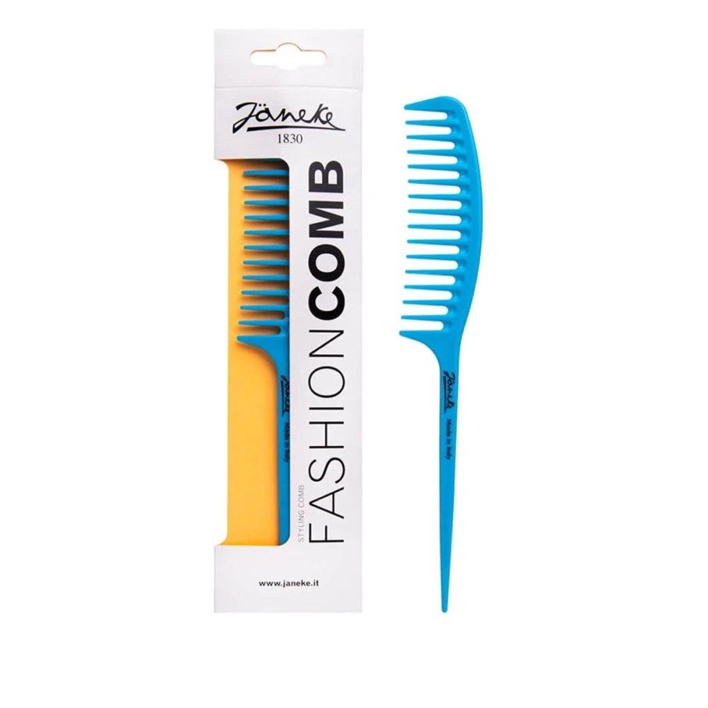 Гребінець JANEKE з ручкою (82826BFL синій)