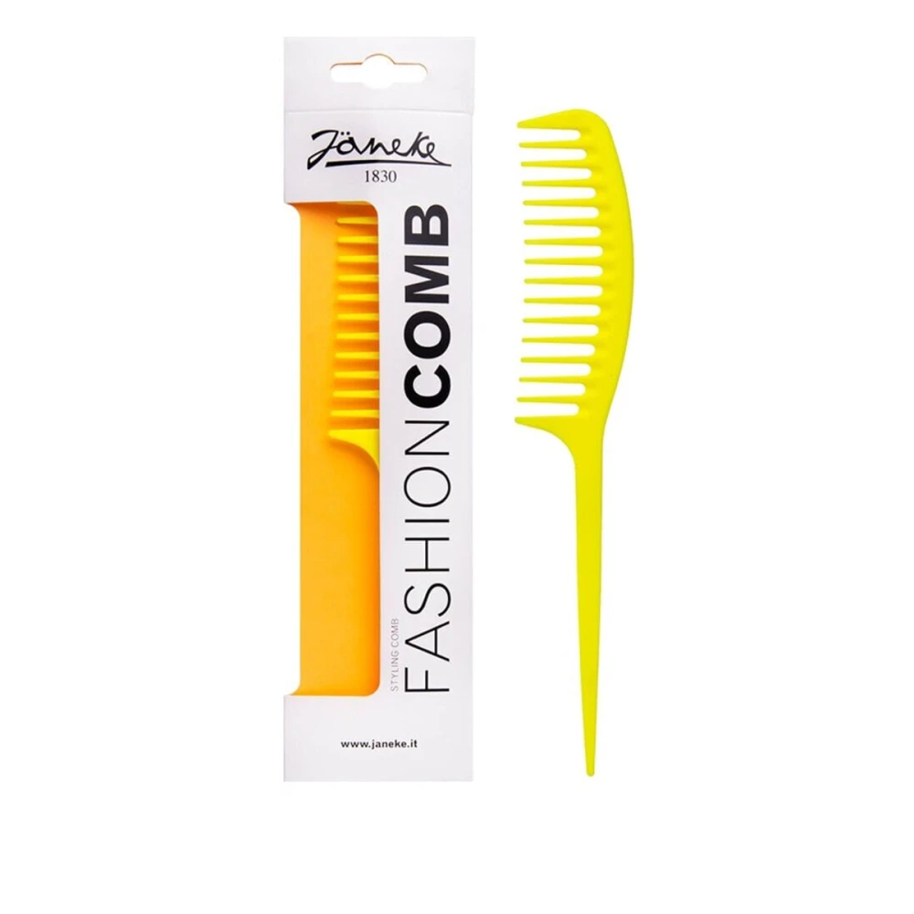 Расческа JANEKE с ручкой (82826YFL желтый)
