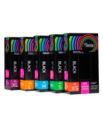 Перчатки нітрилові чорні SanGig (L)