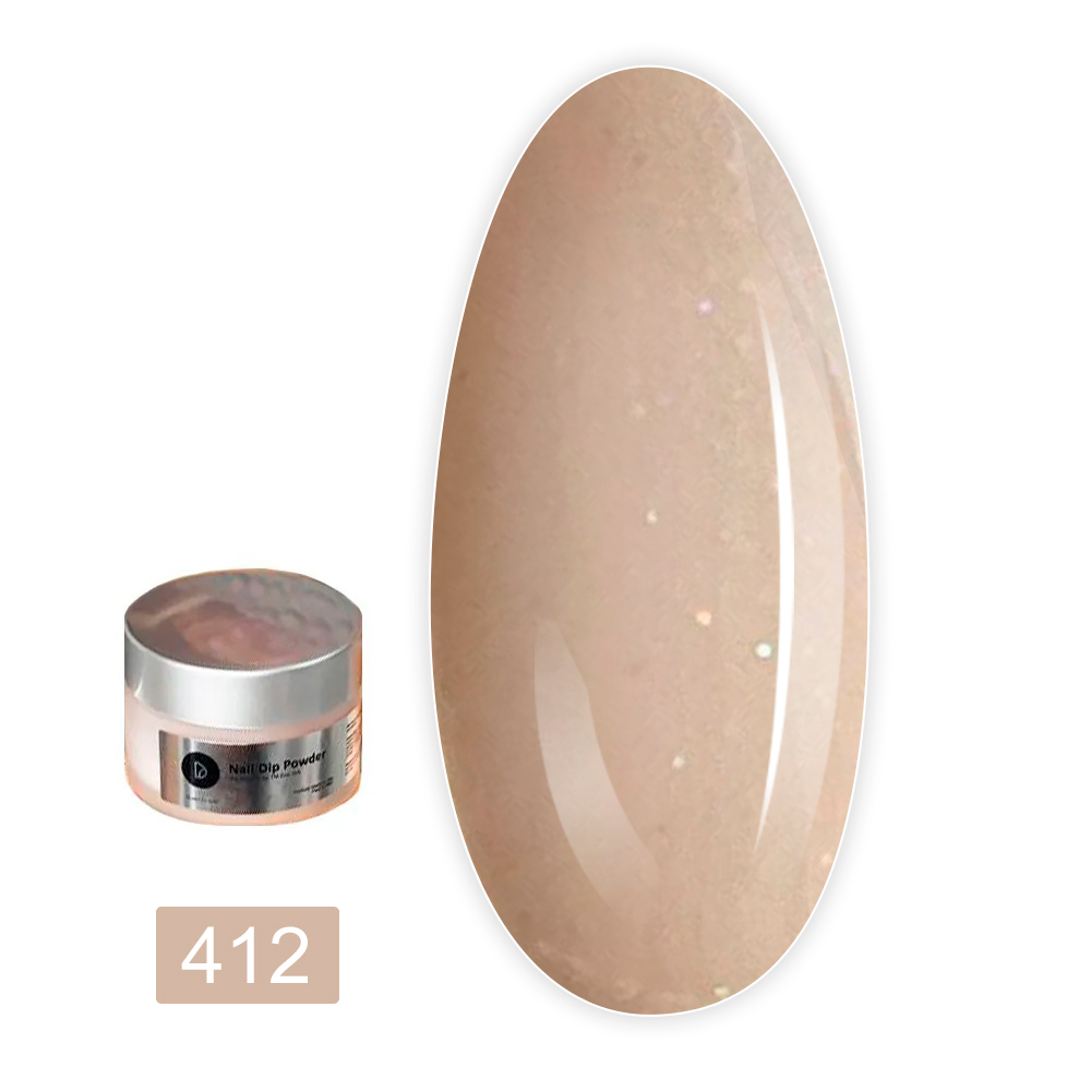 Пудра-Dip для покриття нігтів Dip системою 30 мл (412)