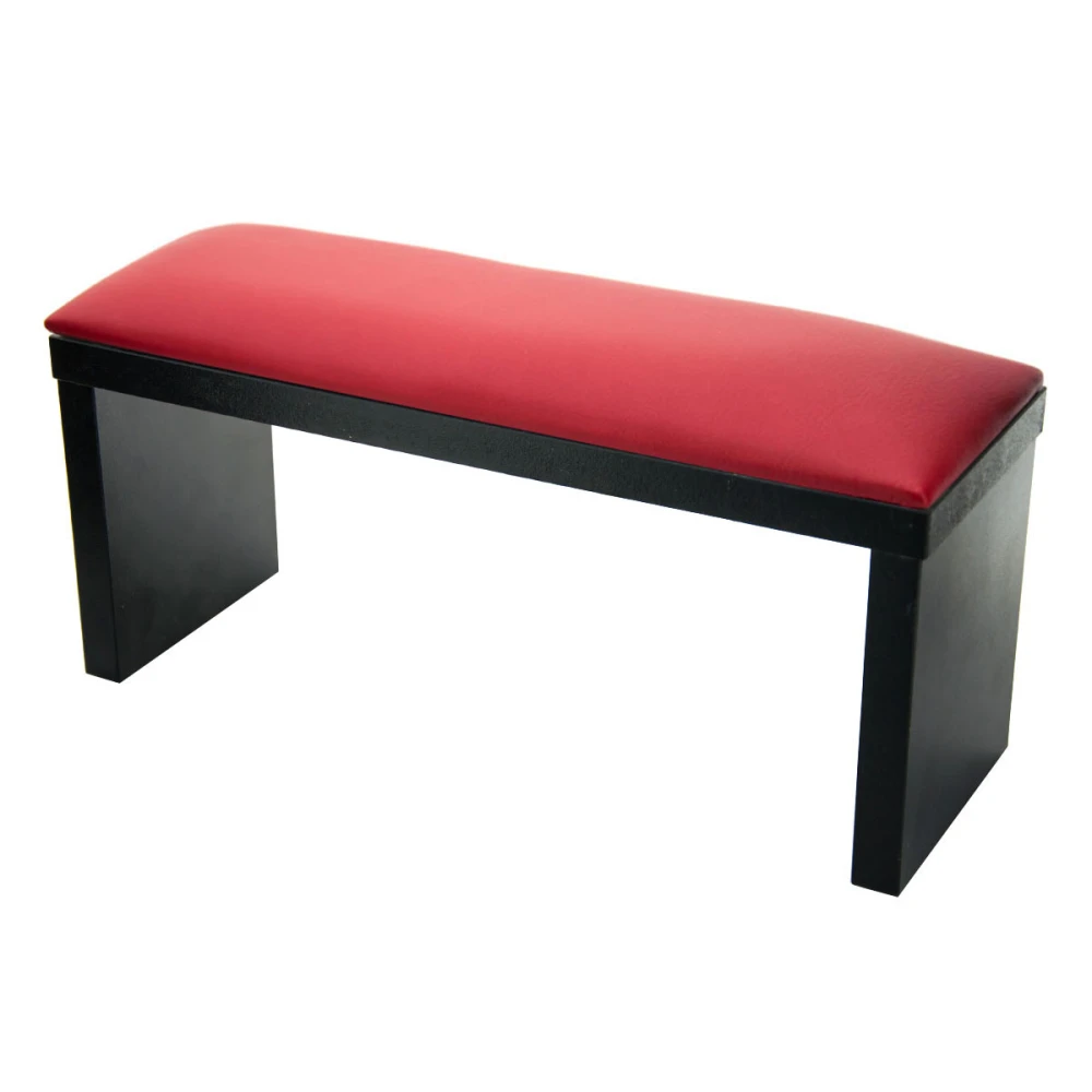 Підлокітник French для манікюру на чорних ніжках (Red)