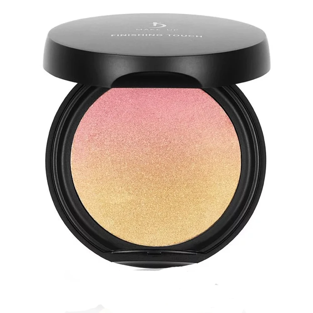 Пудра компактная для лица с шимером KODI 8 г (Honey rose)