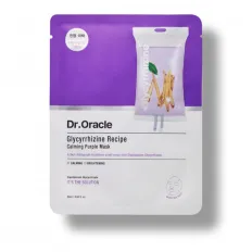 Маска для обличчя тканинна Glycyrrhizine Recipe Calming Purple Mask 1ед