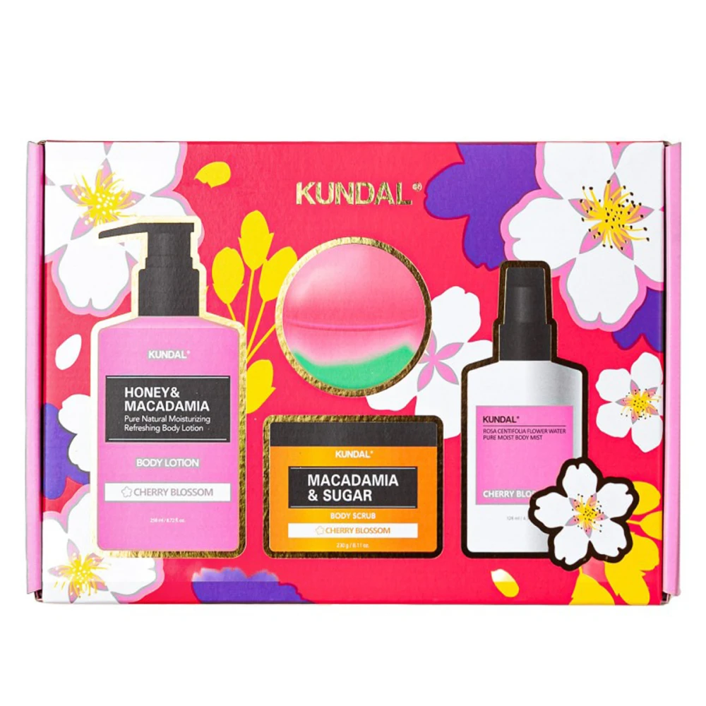 Набор косметики по уходу за телом  Kundal Bath&Body Gift Set (Cherry Blossom)