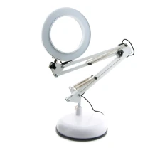 Лампа- Лупа LED 8w настін для ман кільце 105 (USB) (Біла)