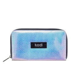 KODI Чохол для пензлів на блискавці №02 сріблясто-блакитний