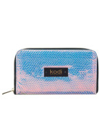 KODI Чохол для пензлів на блискавці №05 сріблясто-персиковий