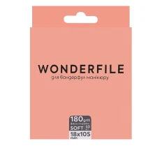 Файл-полоска на пене для пилки  Wonderfile 160х18 - 50 шт (180 grit)