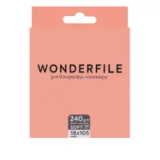 Файл-полоска на пене для пилки Wonderfile 160х18 - 50 шт (240 grit)
