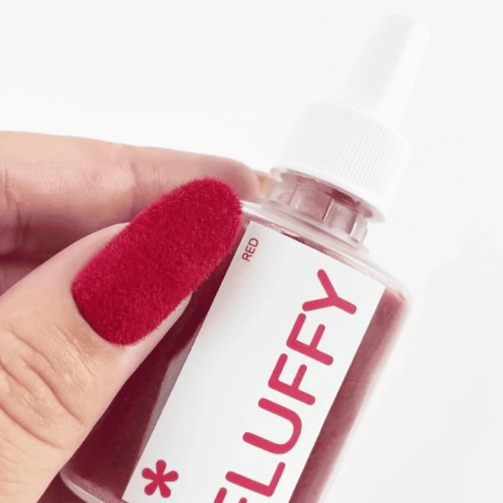 Пудра бархатная для ногтей  Easy Fluffy (Red)