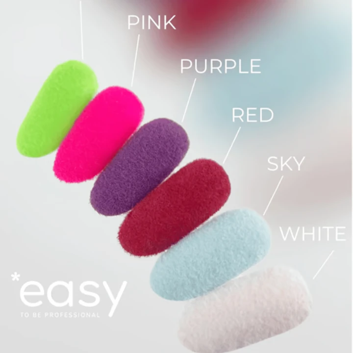 Пудра бархатная для ногтей Fluffy (Purple)