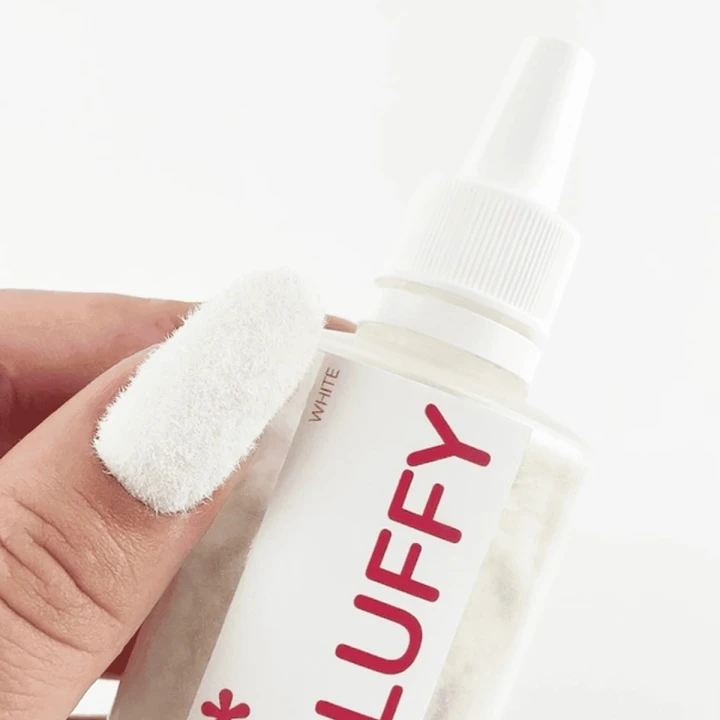 Пудра бархатная для ногтей Fluffy (White)