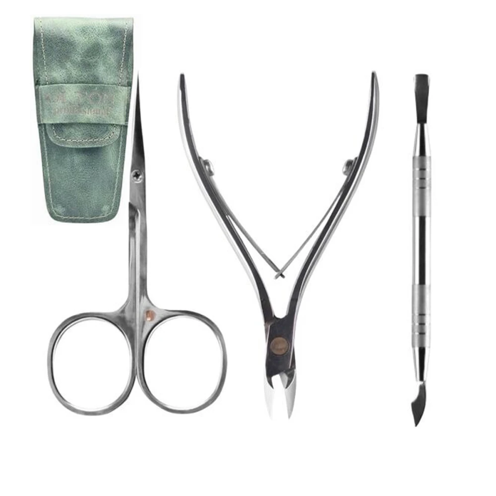 Набор инструментов OLTON (Зеленый) (накожницы S+ножницы 100мм+топорик лопатка)