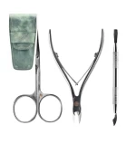 Набор инструментов OLTON (Зеленый) (накожницы S+ножницы 100мм+топорик лопатка)